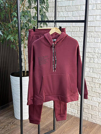 Стильний жіночий костюм на флісі, тканина "Трикотаж" 50, 52, 54, 56 розмір 50, фото 2