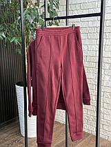 Стильний жіночий костюм на флісі, тканина "Трикотаж" 50, 52, 54, 56 розмір 50, фото 4