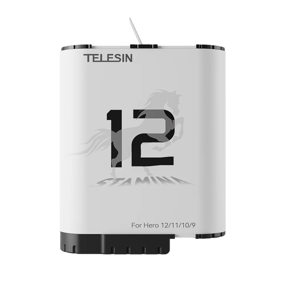 Акумулятор GoPro 12/11/10/9 покращений -20 °C Telesin Stamina GP-HPB-012