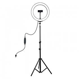 Кільцева лампа 26 см на штативі 108 см Puluz PKT3035