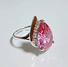 Срібна каблучка з золотими накладками, фото 4