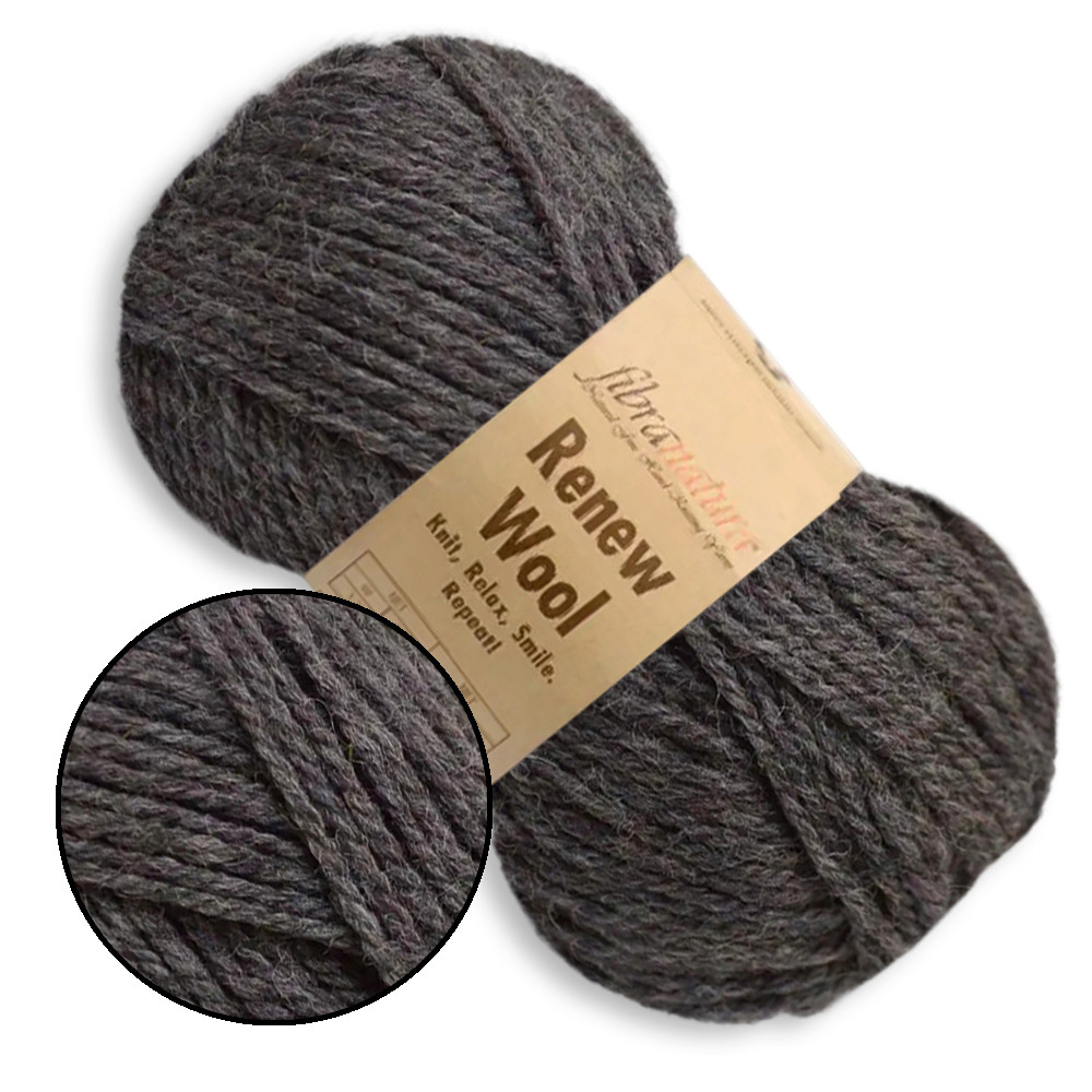 FibraNatura Renew Wool, Темно-сірий No111
