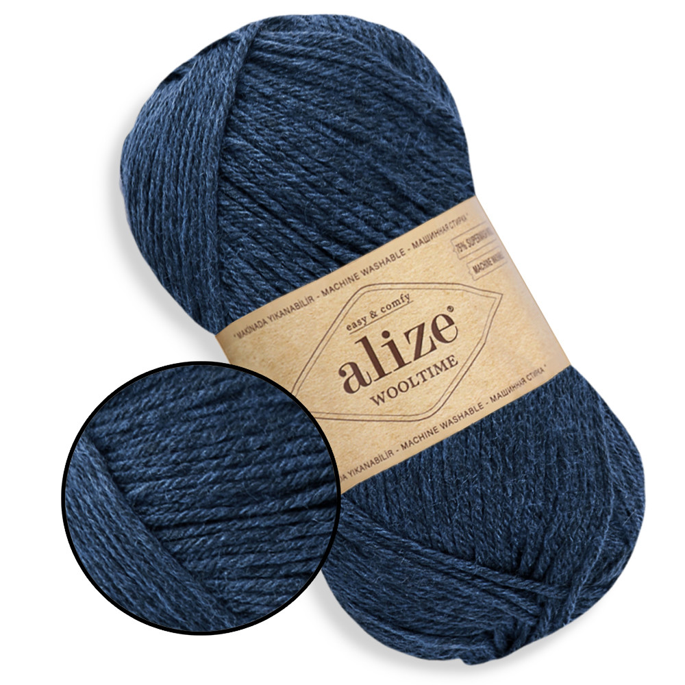 Alize Wooltime, Синій No846