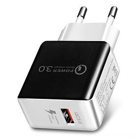 Адаптер швидкого заряджання QC3.0 18 Вт Puluz SYA00273201A