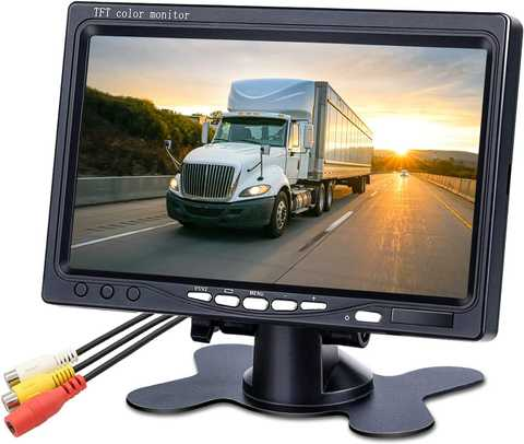 Автомобільний LCD монітор для камери заднього виду 4.3" Авто-монітор дисплей для паркування заднього ходу TFT LCD