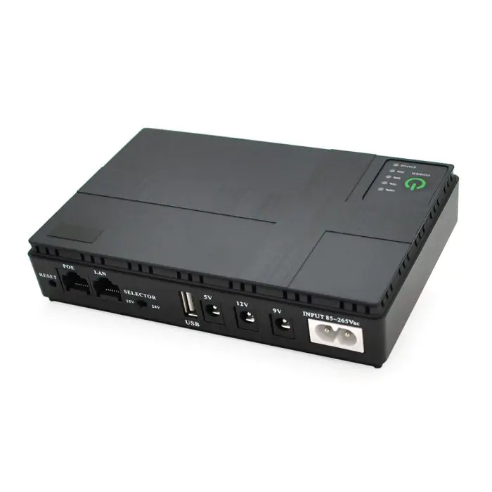 ДБЖ для роутера 5/9/12В POE 10400 мА·год 18 Вт AC Prof DC1018P