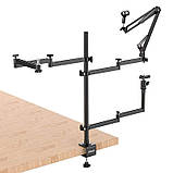 Стійка-тримач для камери мікрофона світла Ulanzi UURig Universal Desktop Livestream Stand, фото 4