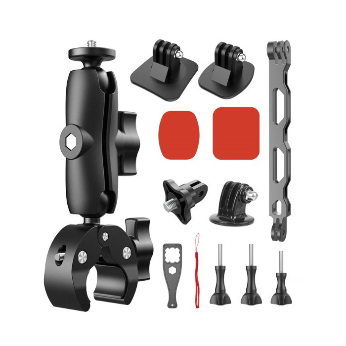 Кріплення на шолом і на кермо для Insta360 GoPro AC Prof 428C-2