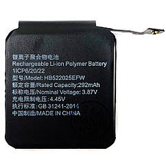 Батарея (акумулятор) Huawei HB522025EFW Huawei Watch GT 3 42 мм (оригінал Китай 292 mAh)