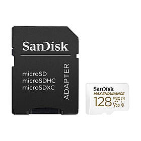 Картка пам'яті 128 ГБ microSDXC U3 V30 SanDisk Max Endurance SDSQQVR-128G-GN6IA