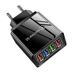 Заряджання 4x USB 18 Вт 3.1 А Quick Charge 3.0 AC Prof HC376B