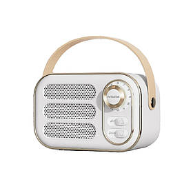 Колонка портативна Bluetooth ретро FM радіо 5 Вт 400 мА·год AC Prof DW13