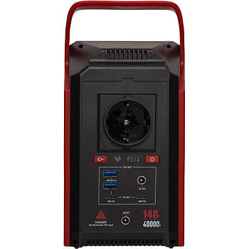 Зарядна станція PowerPlant PP-425 40000mAh, PD 30W, AC 200W, DC12-16.8V, 2xUSB-C, 2xUSB QC3.0