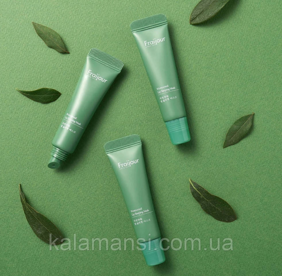 Нічна поживна маска для губ Fraijour Wormwood Lip Sleeping Mask 12 г, фото 1