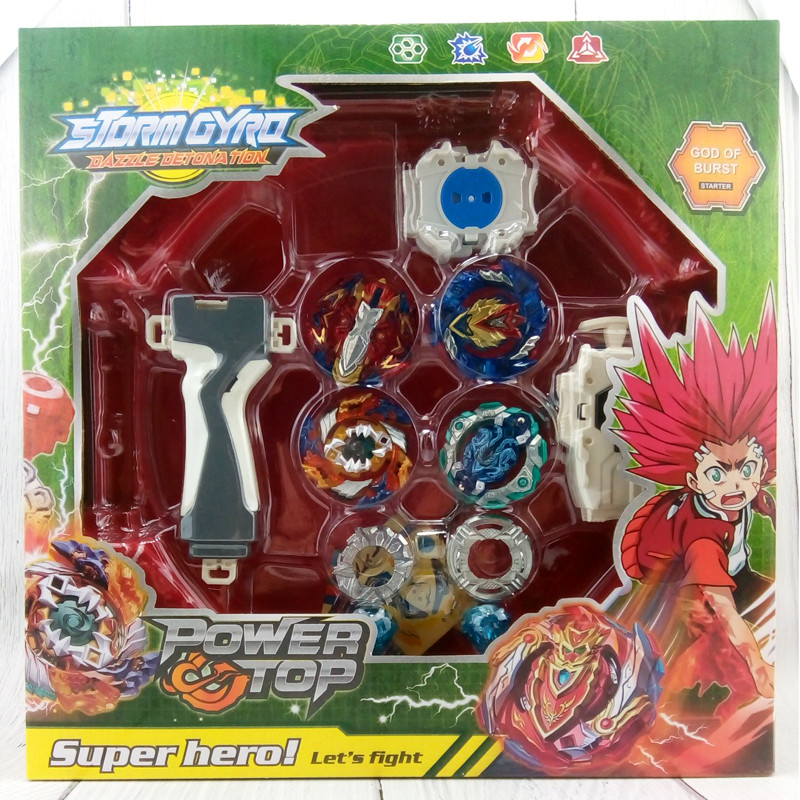 Іграшка Комбо набір 4 бейблійда + арена + запускачі для дітей (l_365), фото 1