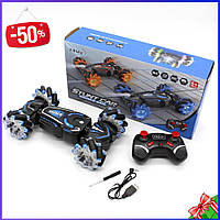 Світна трюкова машинка-перевертень на радіокеруванні STUNT CAR, Дрифт машинка всюдихід акумуляторна 360