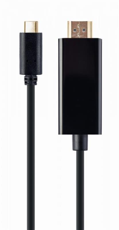 Кабель Cablexpert USB Type-C - HDMI (M/M), 2 м, чорний (A-CM-HDMIM-01)