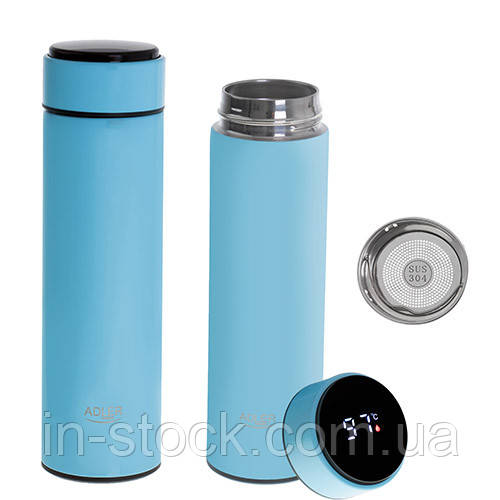 Термос Adler AD 4506 blue LED 473ml