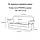 Чохол на диван двомісний (2-місний) універсальний Love You ПРЕМІУМ кремовий (81133-2), фото 4