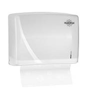 Диспенсер Rulopak для паперових рушників в пачках V-складання, пластиковий, білий, 23*16*28см.