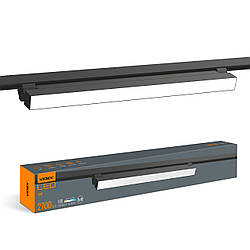 LED світильник трековий VIDEX |30W, 4100K, 220V| Чорний VL-TR05-304B