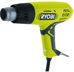 Фен будівельний промисловий Ryobi EHG2000, 2000Вт, 250/500 л/хв, 400/600°С, 0.7кг (Niz16146)