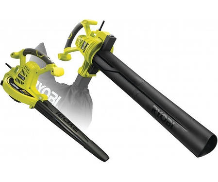 Повітродувка електрична з подрібнювачем Ryobi RBV3000CSV мішок 45 л (Niz16127), фото 1