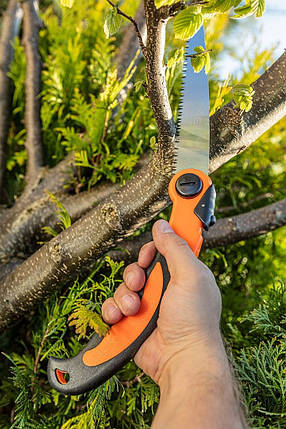 Пилка складана ручна Neo Tools 63-120 Bushcraft 43см 210 мм N, фото 4