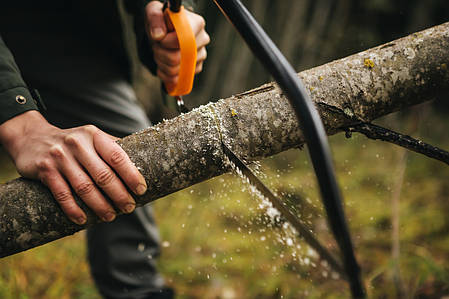 Пилка ручна лучкова ножівка по дереву Fiskars SW31 700 мм N, фото 3