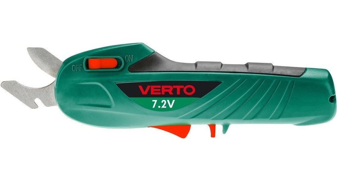 Секатор садовий акумуляторний Verto 7.2В, акб 1х1.3Ач, d 16мм (Niz16109)