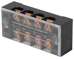 Клемна колодка захищена e.tc.protect.35.4, 35А, 4 полюса