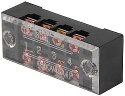 Клемна колодка захищена e.tc.protect.45.4, 45А, 4 полюса