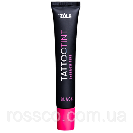 ZOLA Фарба для брів та вій TATTOO TINT Black, фото 1