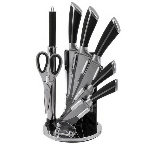 Топ лучших ножей для кухни UNIQUE UN-1838, Набор литых кухонных ножей ...