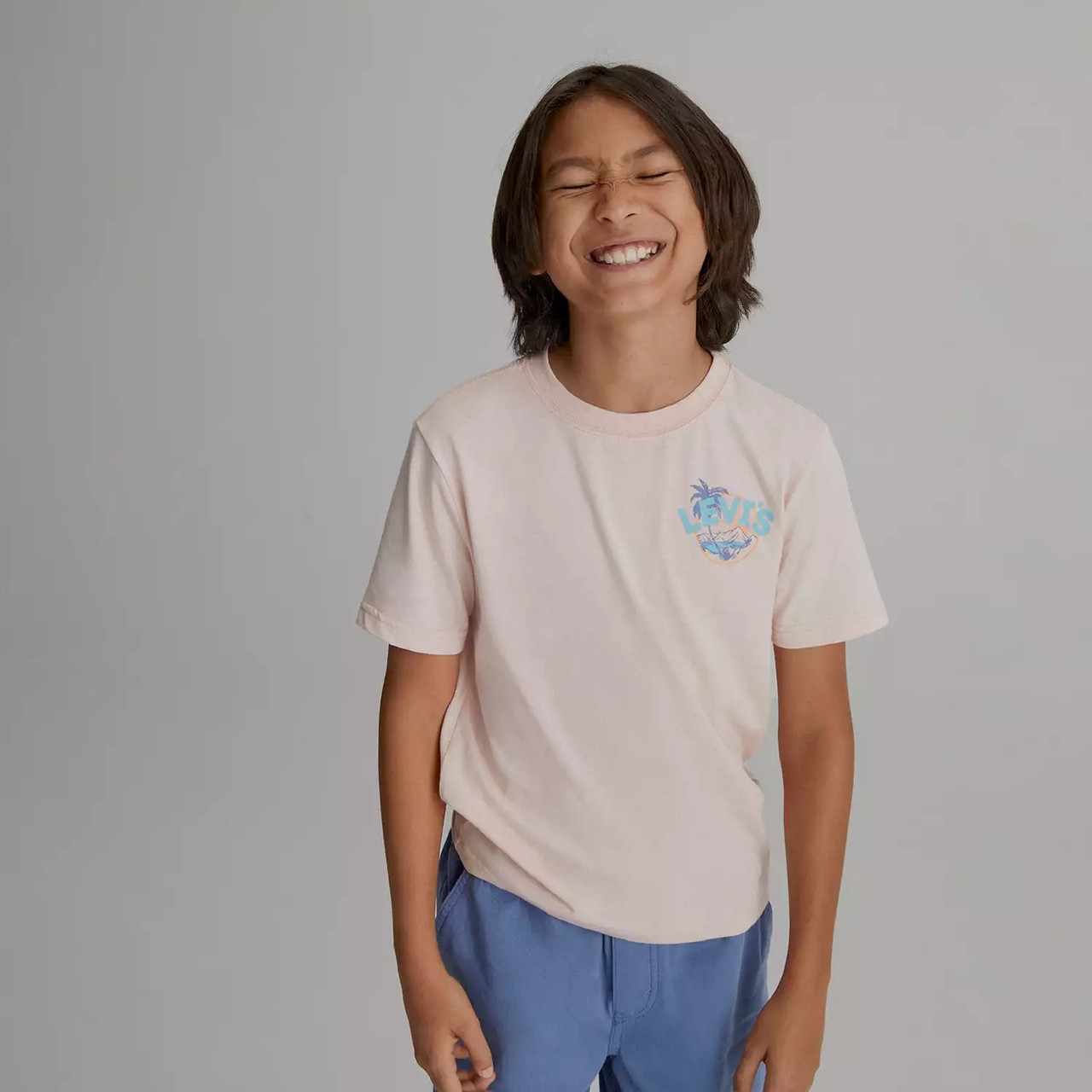 Дитяча футболка Levi's з принтом 1159820622 (Помаранчевий 86-92), фото 1