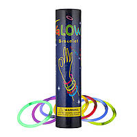 Флуоресцентні палички Fluorescent sticks 20 см (набір 100 штук різнобарвних)