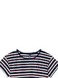 Дитяча футболка Tommy Hilfiger у смужку з вузлом 1159821800 (Синій 16), фото 3