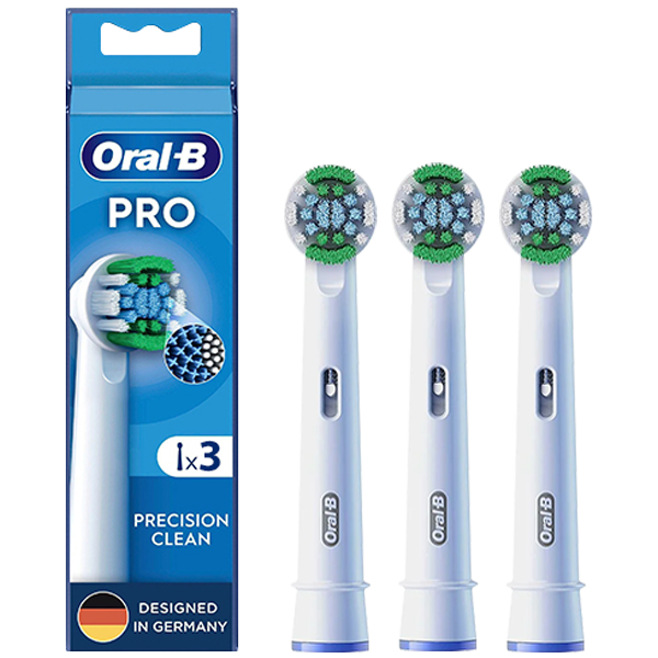 Насадка для електричної зубної щітки Oral-B EB20RX Pro Precision Clean White (3 шт.)