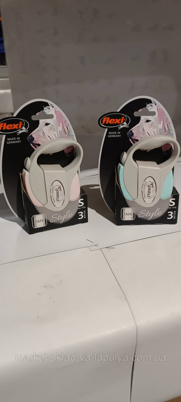 Рулетка Повідець Flexi Style 3м 12кг стрічка, фото 1