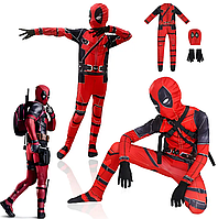 Костюм / Комбінезон + Балаклава + рукавички Дедпул Deadpool дитячий