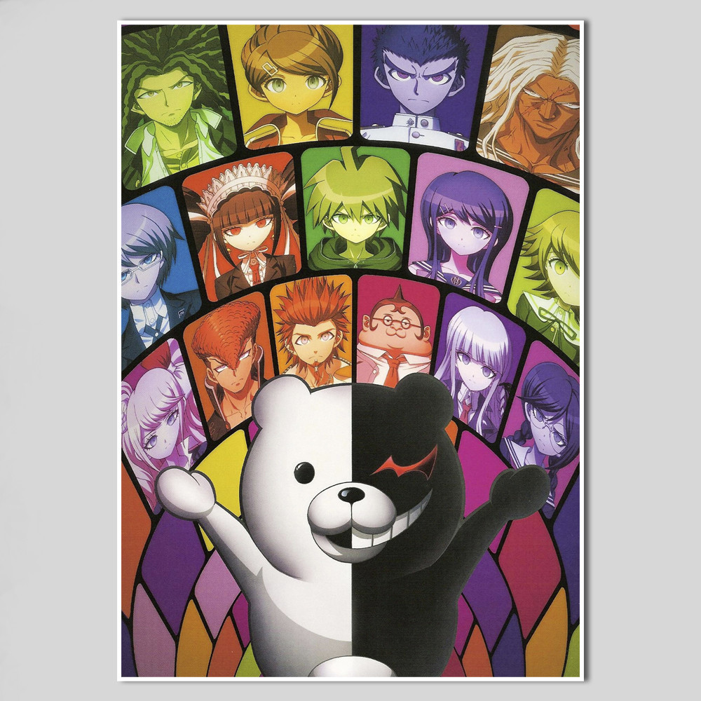 Плакат А4 Аніме Danganronpa