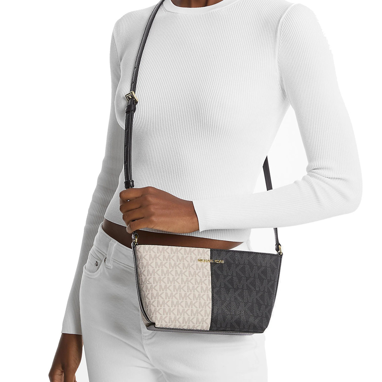 Жіноча сумка Michael Kors у подарунковій коробці 1159819829 (Чорний/Бежовий One size), фото 1