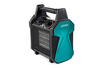 Керамічний тепловентилятор Apro CFH-20, 2000Вт, артикул 899505, для дому та офісу, захист від перегріву, регулювання температури