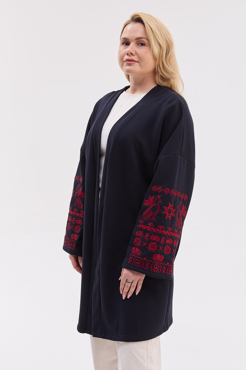 Кардиган MEREZHKA "Пава" синій