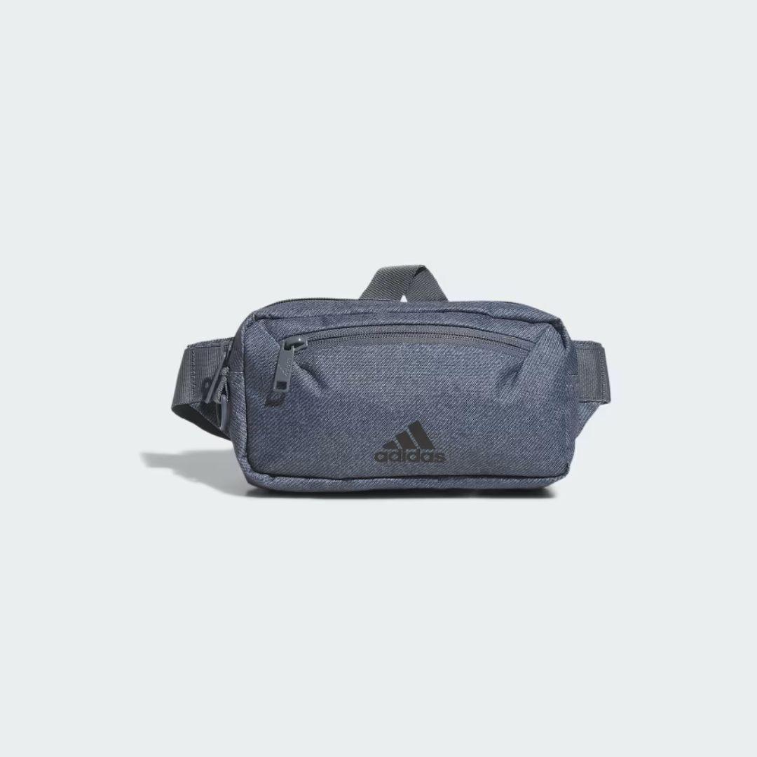 Поясна сумка Adidas бананка з логотипом 1159820875 (Сірий One size)