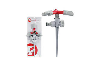 Круговий дощуватель Intertool GE-0055 з металевим костилем, до 8 м, для поливу саду та городу