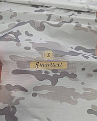 Наметова тканина оксфорд 210D (115 GSM) принт мультікам білий МТР