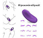 Вібратор в трусики кліторальний Wo-sex FH0415 міні вібратор. Фіолетовий, фото 7