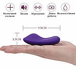 Вібратор в трусики кліторальний Wo-sex FH0415 міні вібратор. Фіолетовий, фото 8