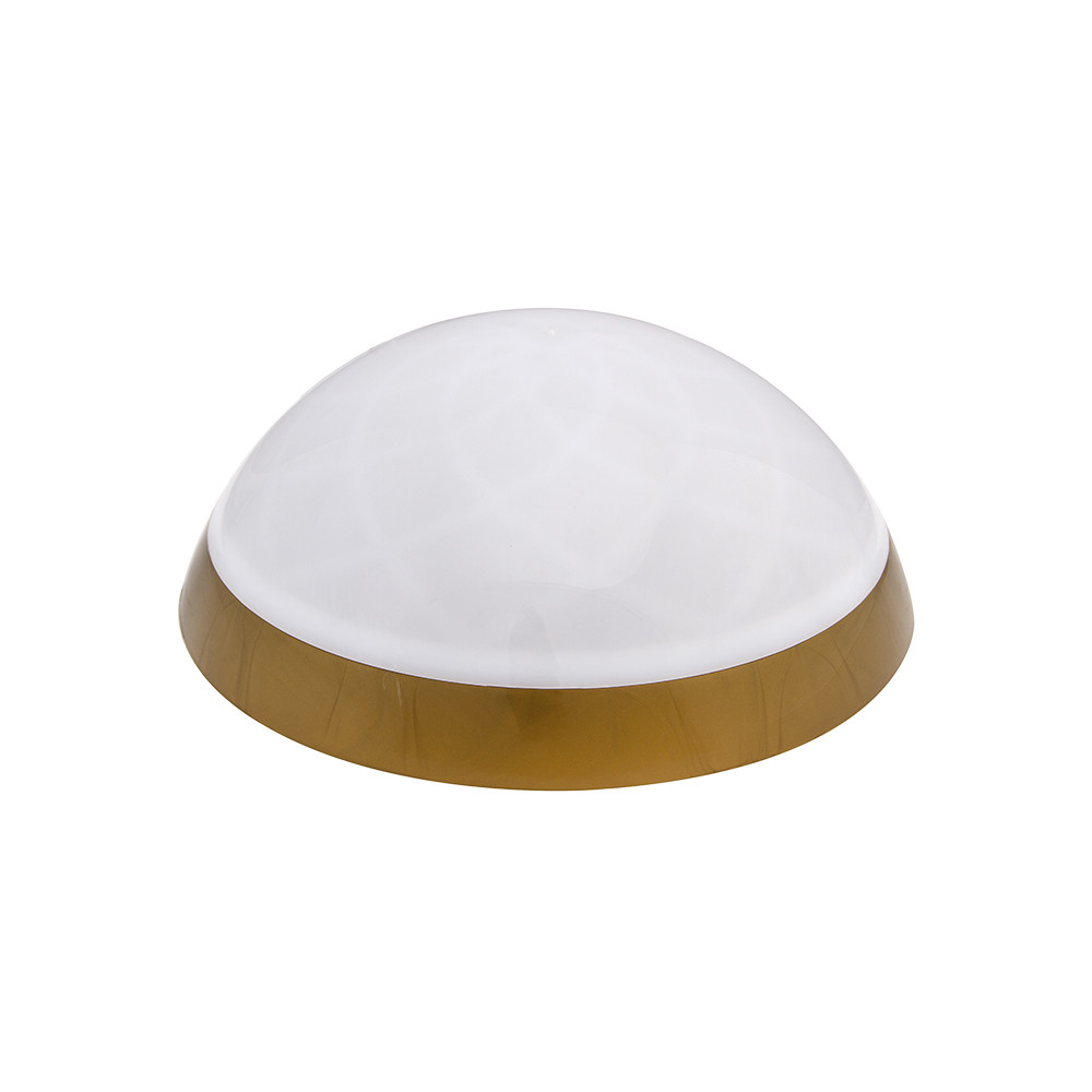 Світильник настінно-стельовий, круглий, золото/білий, E27, IP 20 ERKA 1127-GB, фото 1